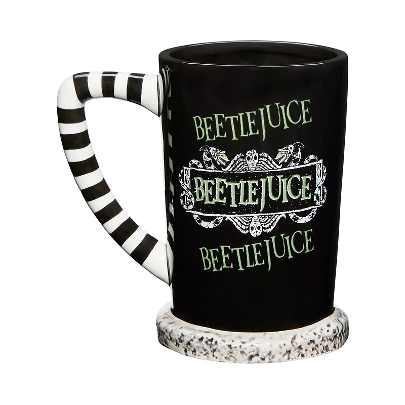 Here Lies Betelgeuse Molded Tombstone Coffee Mug 20 oz. - Beetlejuice