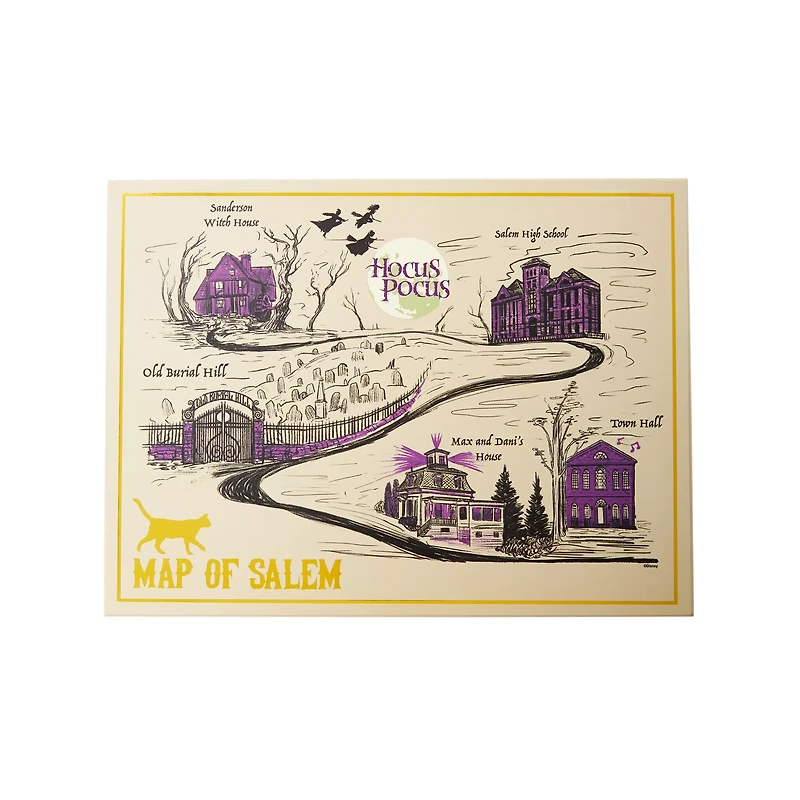 Salem Map Sign - Hocus Pocus
