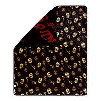 Sam Reversible Fleece Blanket - Trick 'r Treat
