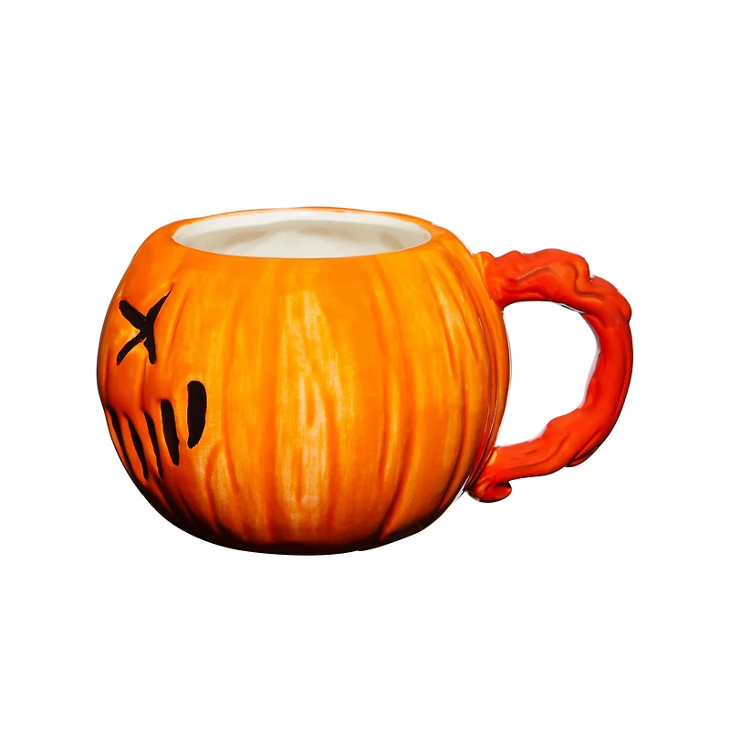 Molded Pumpkin Coffee Mug 30 oz. - Trick 'r Treat
