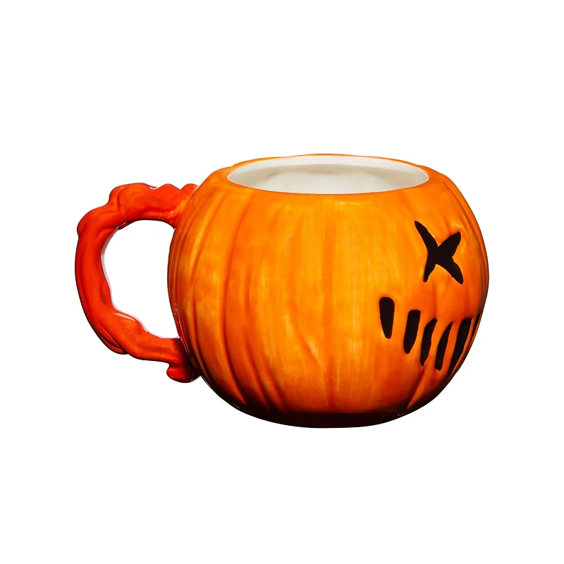 Molded Pumpkin Coffee Mug 30 oz. - Trick 'r Treat