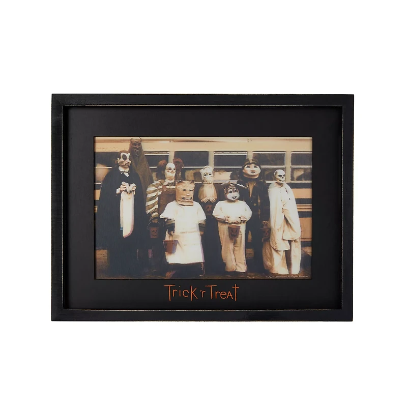 Trick 'r Treat Bus Framed Picture