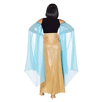 Adult Blue and Gold Egyptian Queen Costume