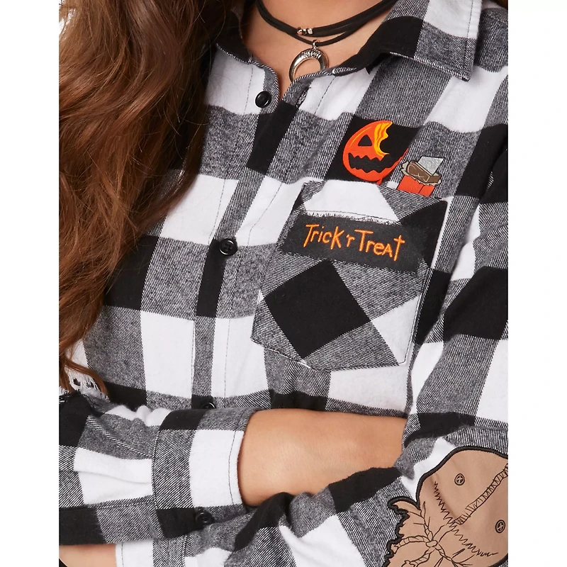 Adult Flannel Shirt - Trick 'r Treat