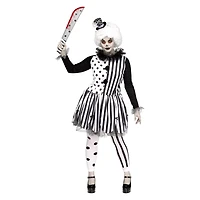 Adult Twisted Trickster Clown Costume