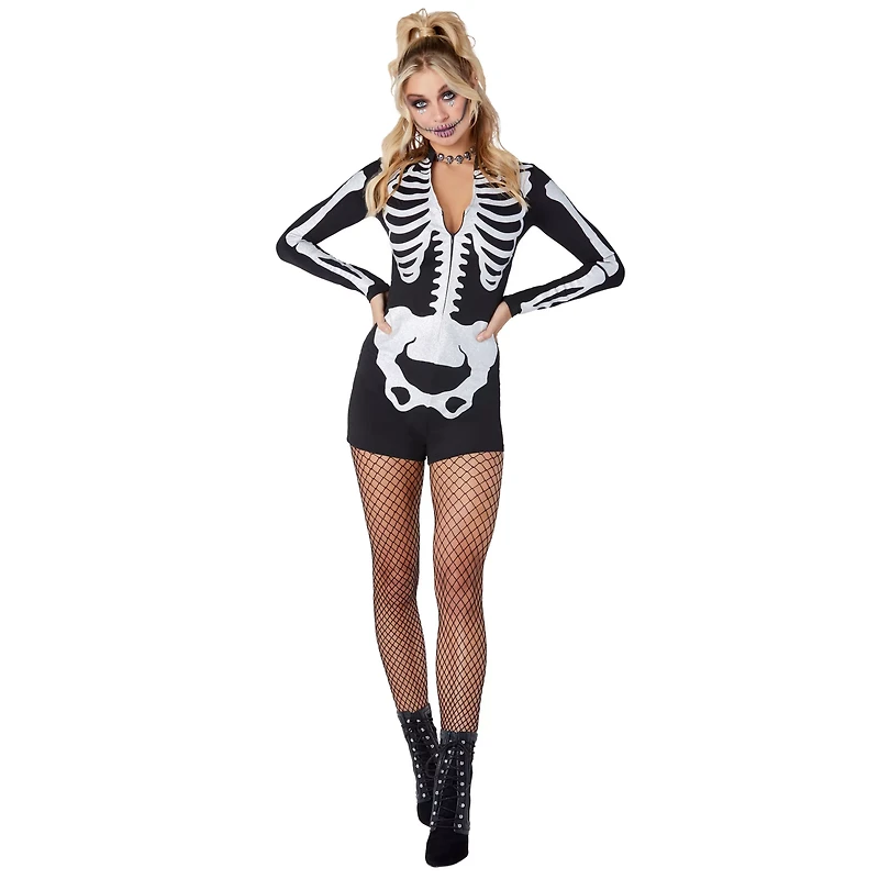 Adult Skeleton Romper
