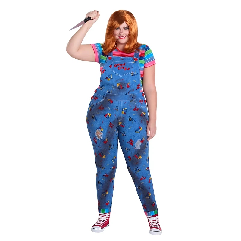 Adult Chucky Overalls Costume