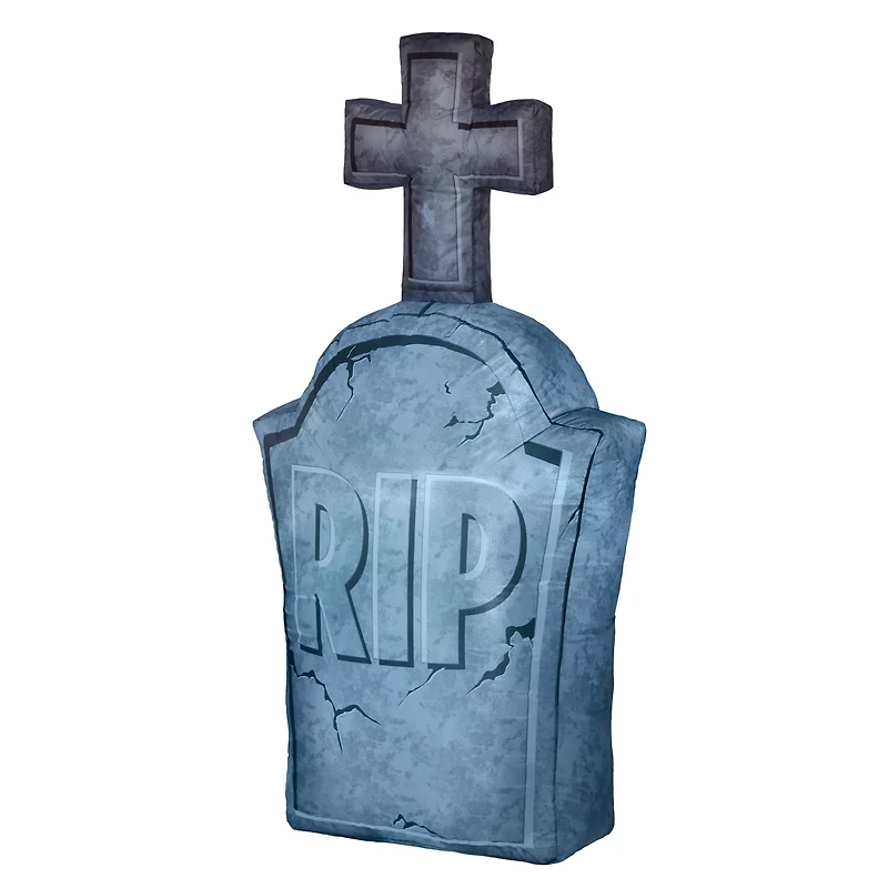 4 Ft Light-Up Tombstone Inflatable Decoration