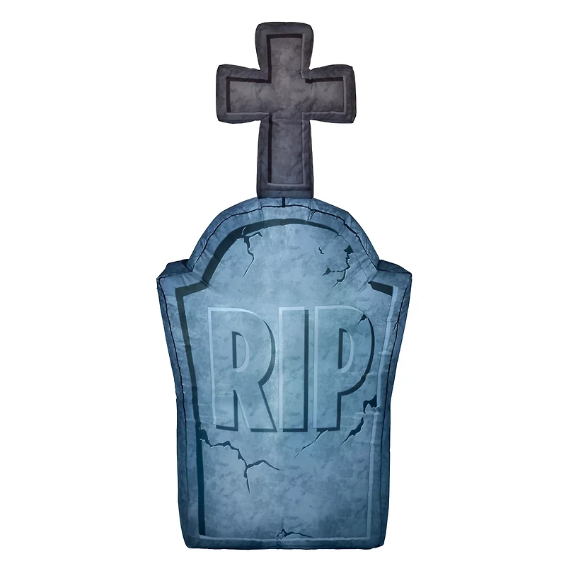 4 Ft Light-Up Tombstone Inflatable Decoration