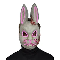 Light-Up EL Wire Bad Bunny Half Mask