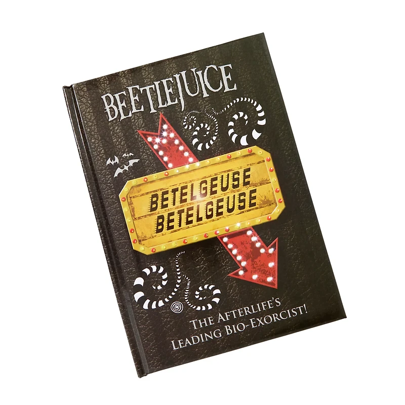 Light-Up Beetlejuice Journal