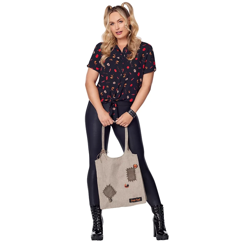 Sam Plus Size Shirt Bag and Pins Set - Trick 'r Treat