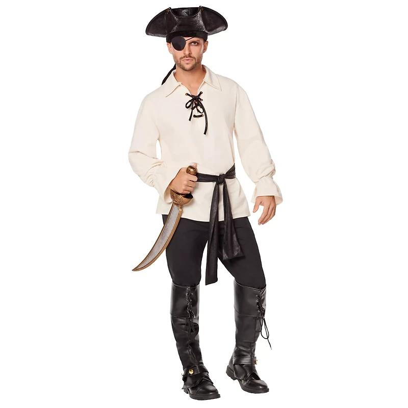 Pirate Shirt and Belt Costume Kit