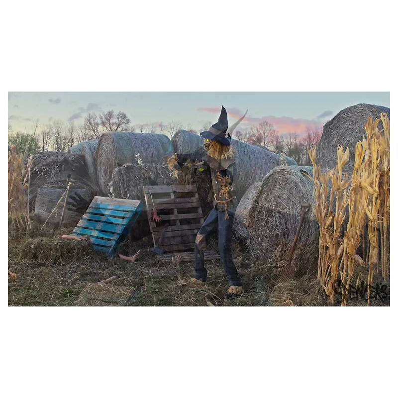 6 Ft Strawman Animatronic