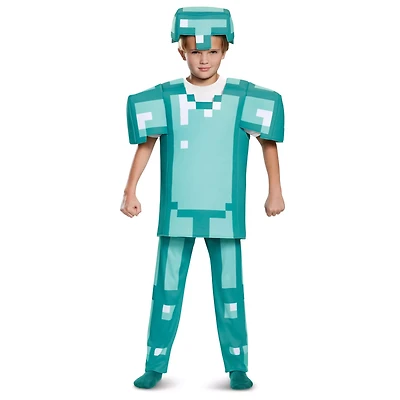 Kids Armor Deluxe Costume - Minecraft