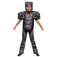 Kids Netherite Armor Costume Deluxe - Minecraft
