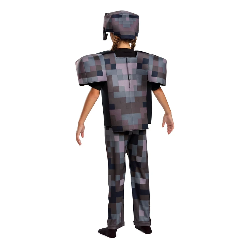 Kids Netherite Armor Costume Deluxe - Minecraft