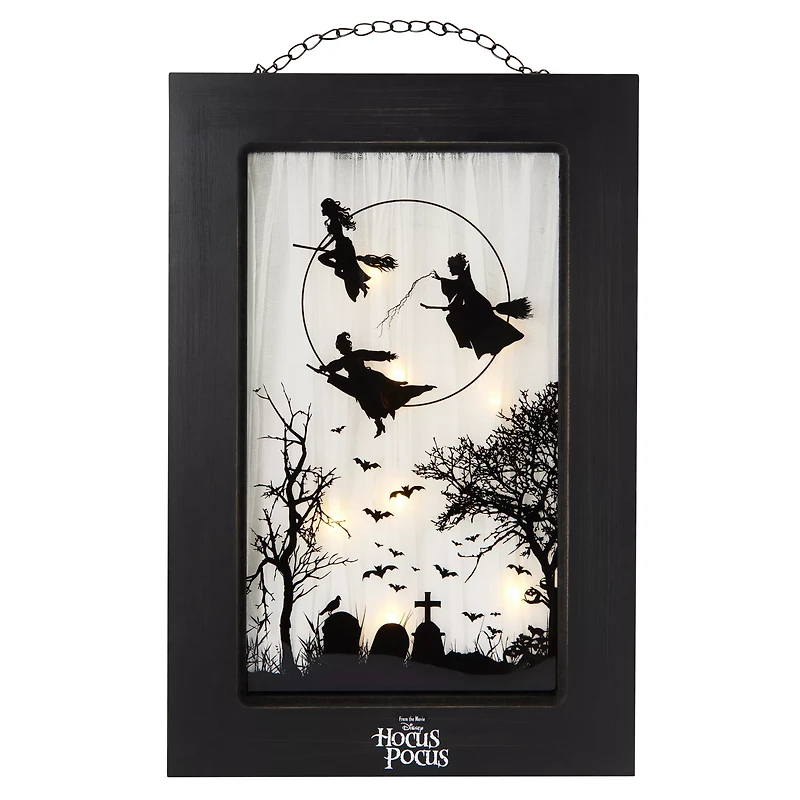 Sanderson Sisters Light-Up Hanging Window Sign - Hocus Pocus