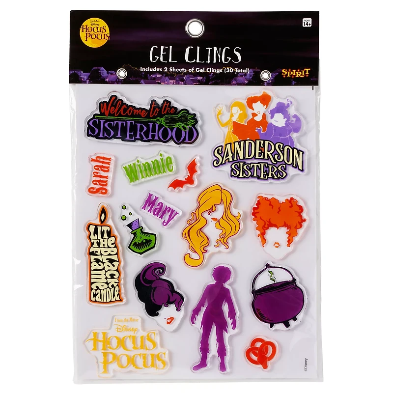 Hocus Pocus Gel Window Clings - Disney