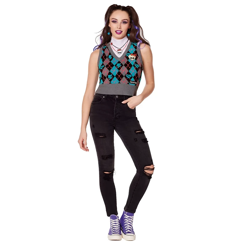 Adult Monster High Alumni Sweater Vest