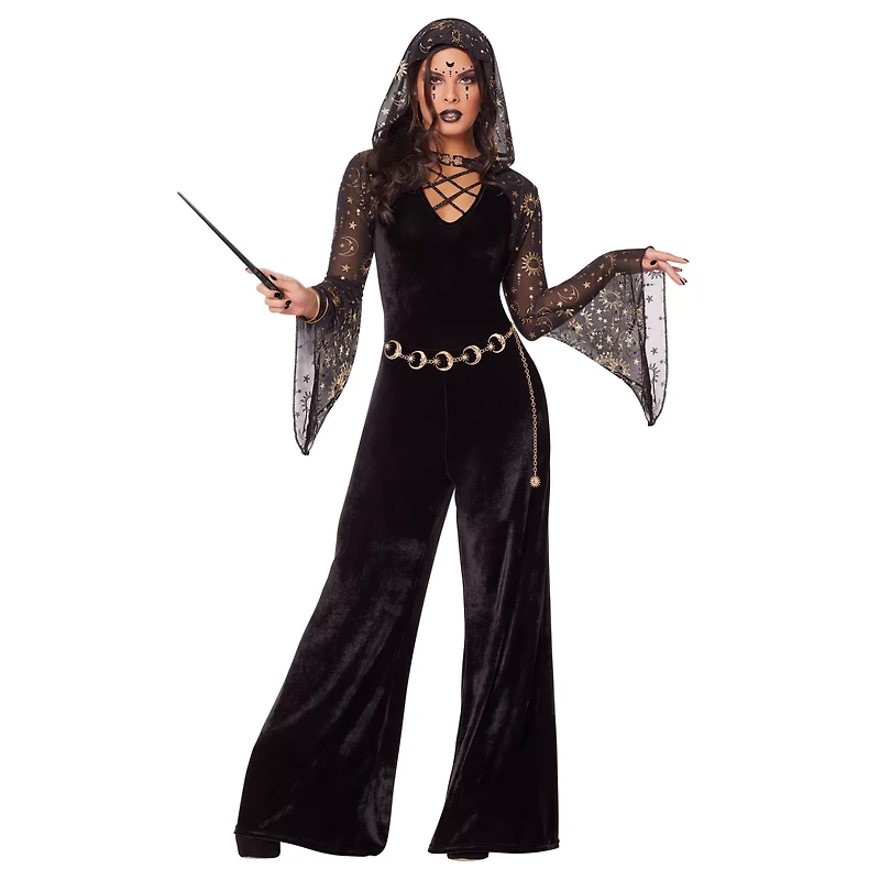 Adult Spellbinding Witch Jumpsuit Costume