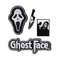Ghost Face Patch and Pin Set