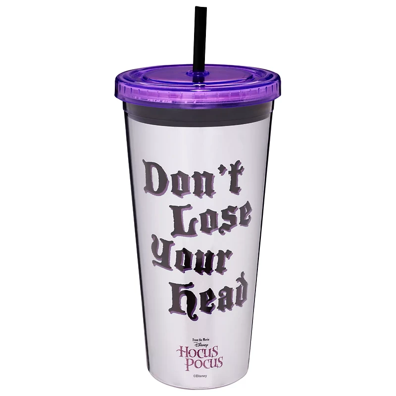 Don't Lose Your Head Cup with Straw 20 oz. - Hocus Pocus
