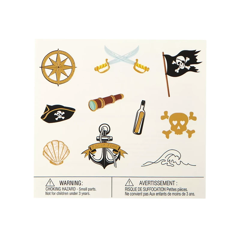 Pirate Temporary Tattoos
