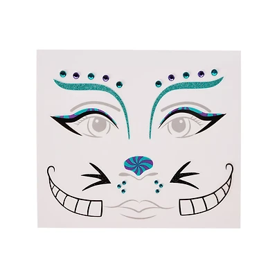 Mischievous Cat Face Decals