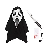 Ghost Face Costume Kit with Voice Changer