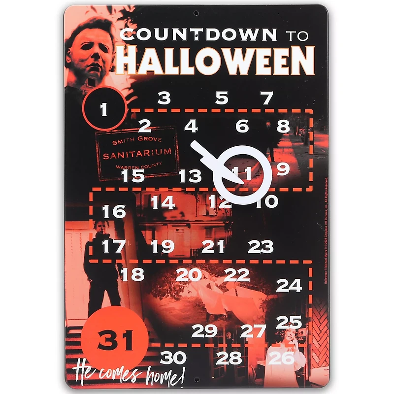Countdown to Halloween Sign - Halloween