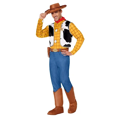 Adult Woody Jumpsuit Costume - Toy Story