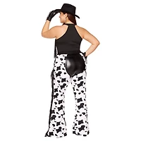 Adult Cow Print Chaps