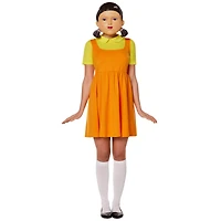 Adult Young-hee Doll Dress Costume - Squid Game