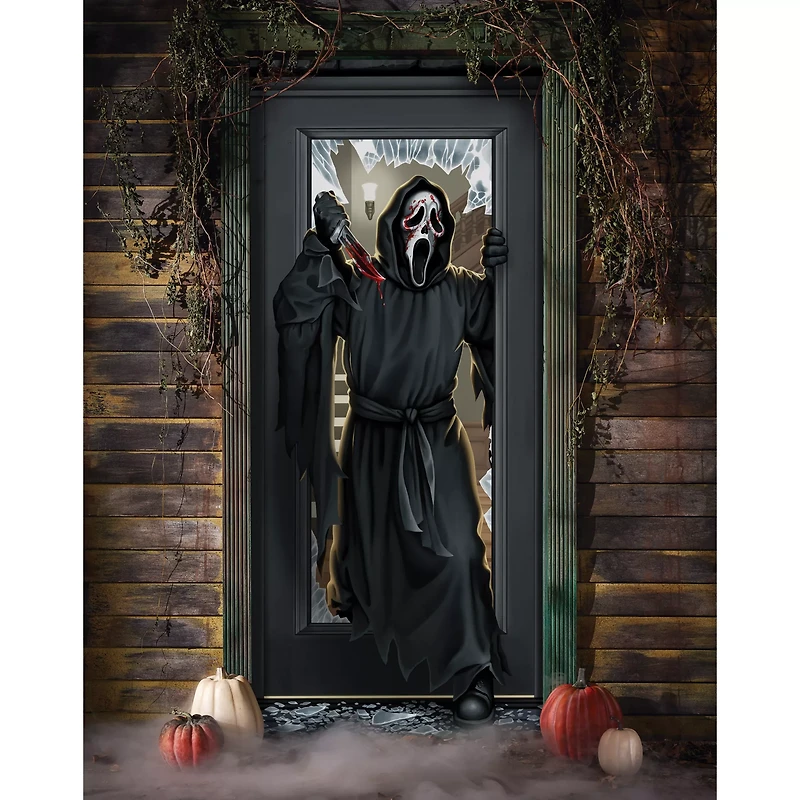 Ghost Face Door Cover