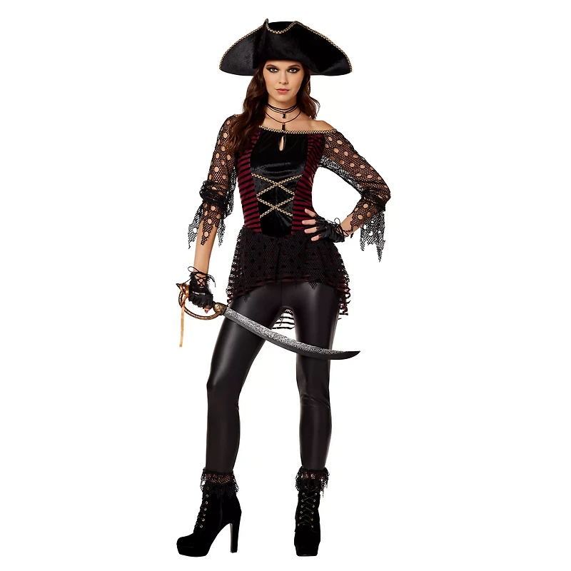 Adult Dark Pirate Costume