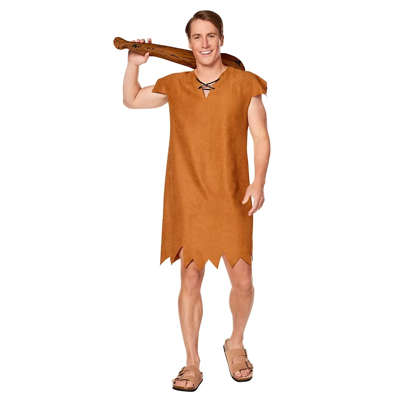 Adult Barney Rubble Costume - The Flintstones
