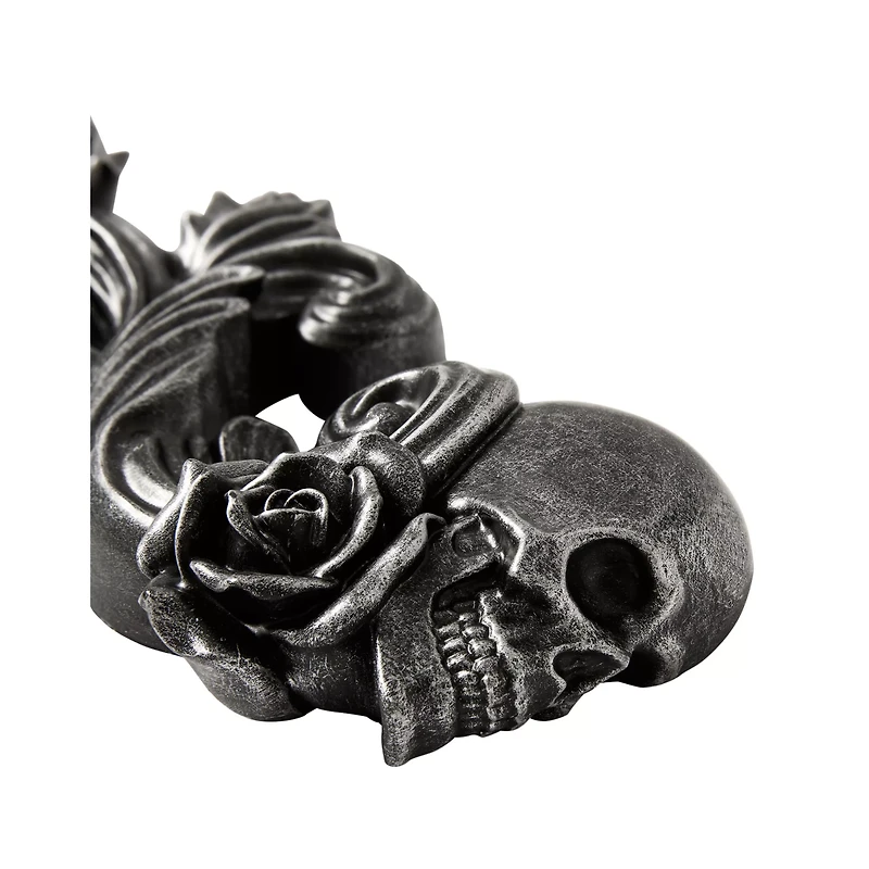 Rose and Skull Hanging Sign