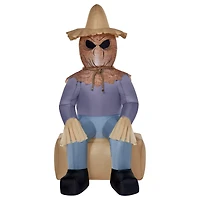 4 Ft Light-Up Scarecrow Inflatable Decoration