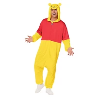Adult Pooh Jumpsuit Costume - Winnie the