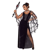 Adult Web of Lies Widow Dress Costume