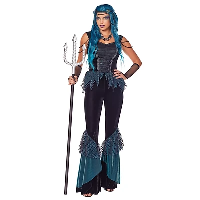 Adult Dark Mermaid Siren Costume