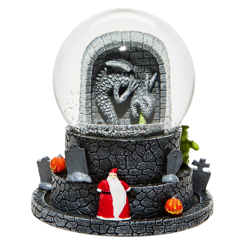 Light-Up Jack Skellington Pumpkin King Snow Globe - The Nightmare Before Christmas
