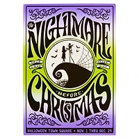 The Nightmare Before Christmas Retro Poster Magnet