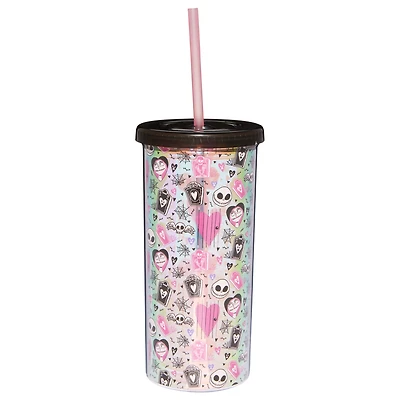 The Nightmare Before Christmas Icons Cup with Straw - 20 oz.