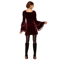 Adult Burgundy Vampire Dress