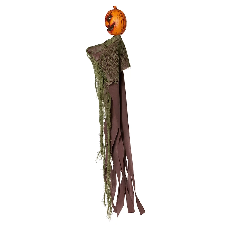 3 Ft Hanging Pumpkin Scarecrow