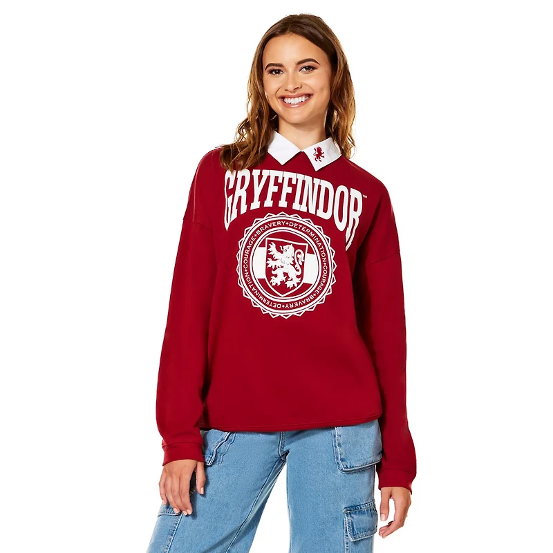 Gryffindor Collared Crewneck - Harry Potter