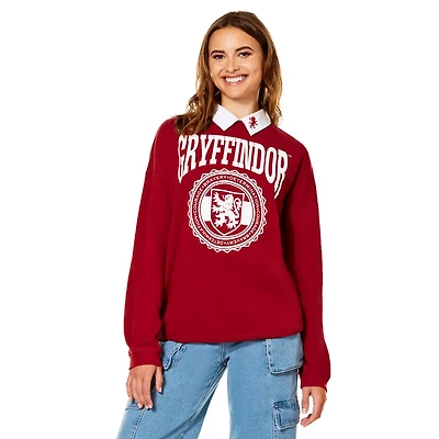 Gryffindor Collared Crewneck - Harry Potter