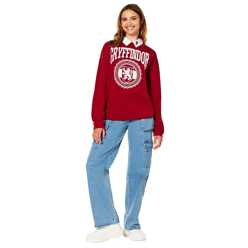 Gryffindor Collared Crewneck - Harry Potter